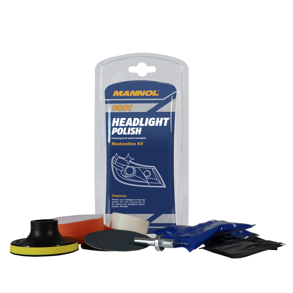 MANNOL Headlight Polish 9801