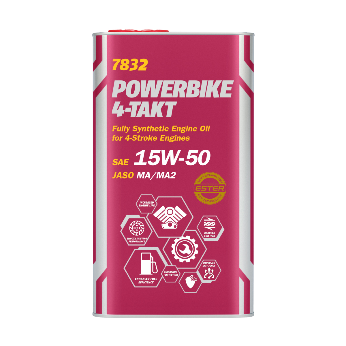 MANNOL 4-Takt Powerbike 15W-50 7832 – Image 6