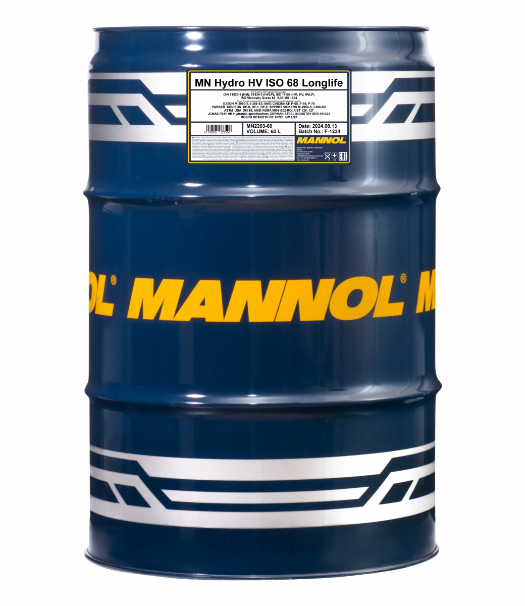 MANNOL Hydro HV ISO 68 Longlife 2203