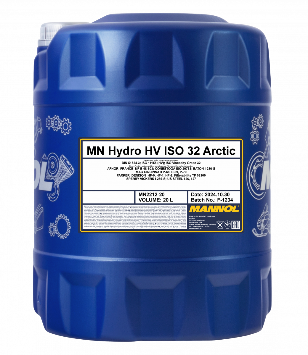 MANNOL Hydro HV ISO 32 Arctic 2212