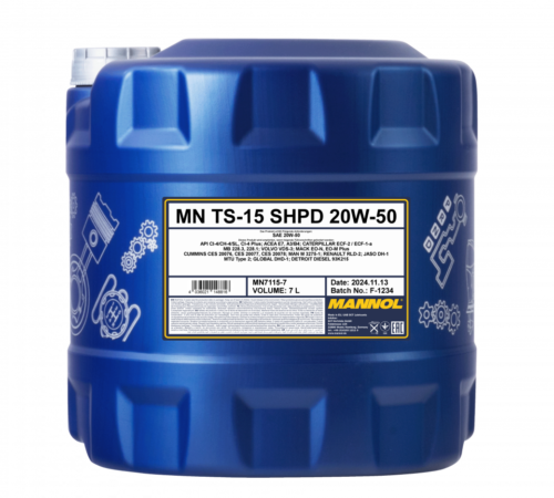 MANNOL TS-15 SHPD 20W-50 7115