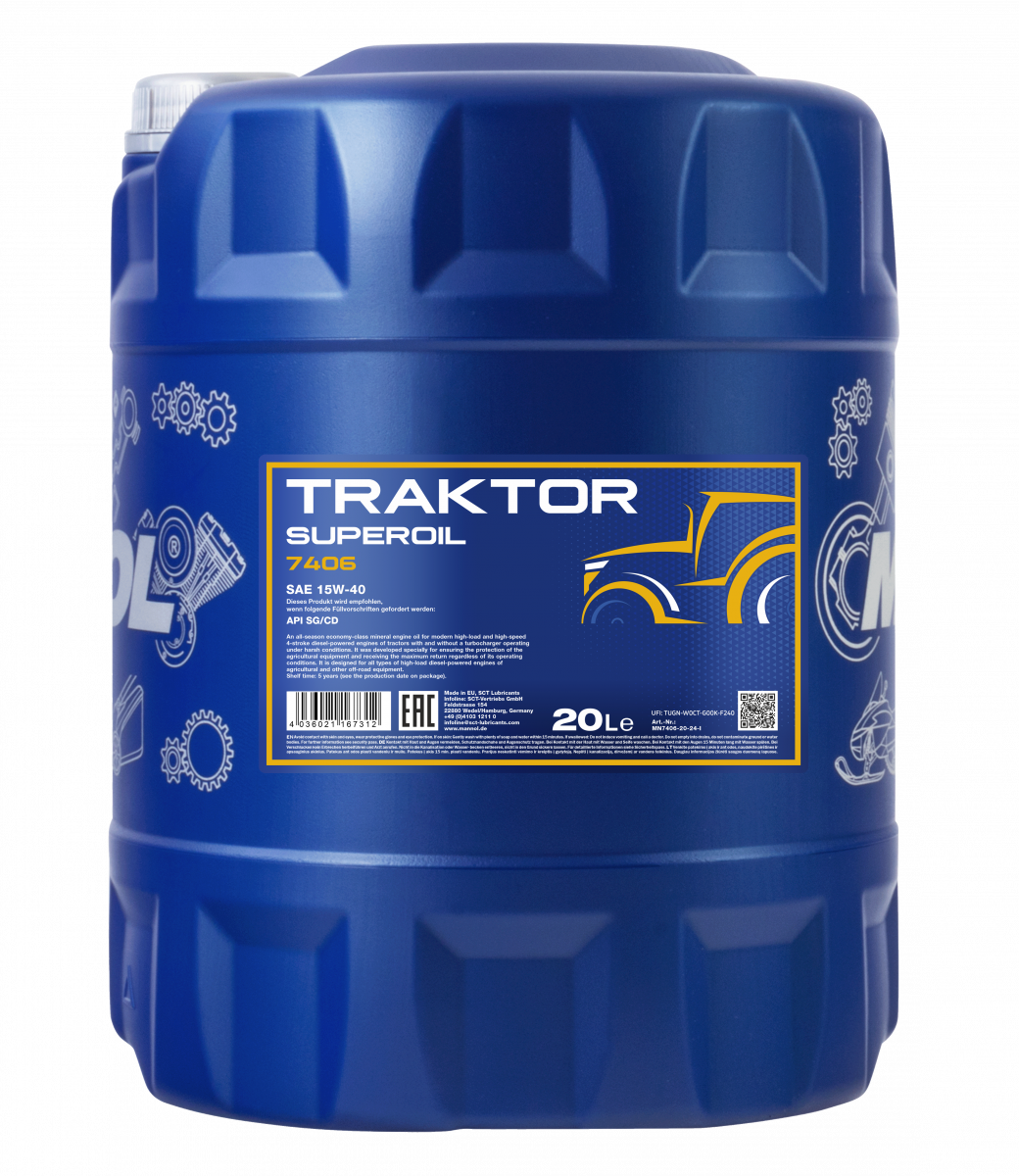 MANNOL Traktor Superoil 15W-40 7406 – Image 4