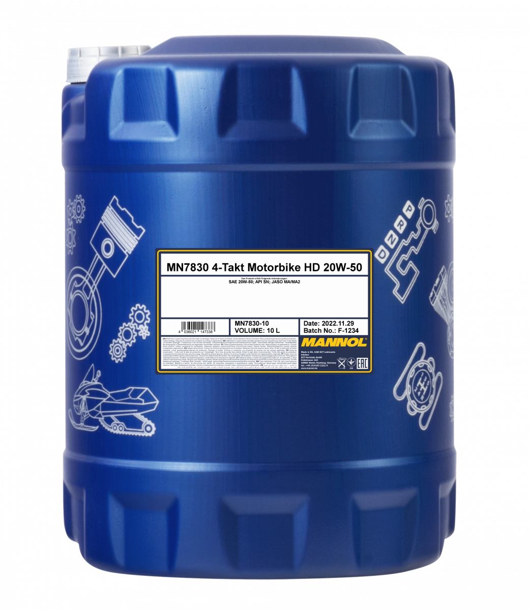 MANNOL 4-Takt Motorbike HD 20W-50 7830 – Image 6
